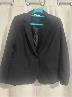 Liz Claiborne Black Single-Button Blazer